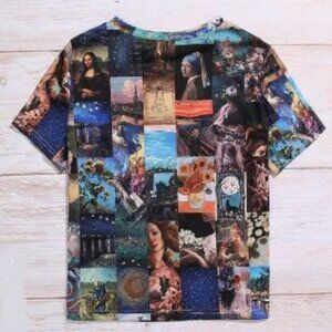 SHEIN Famous Art Work Tshirt